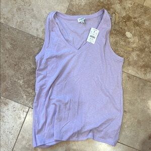 Jcrew Purple Tank Top with Classic Design NWT